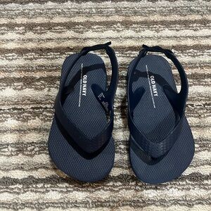 Old Navy Dark Blue Backstrap Flip Flops